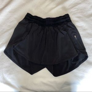 lululemon black track short